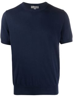 Canali трикотажная футболка с короткими рукавами