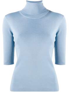 Filippa K джемпер с высоким воротником и укороченными рукавами