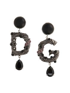 Dolce & Gabbana серьги-подвески с логотипом