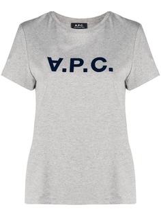 A.P.C. футболка с логотипом