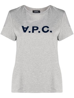 A.P.C. футболка с логотипом