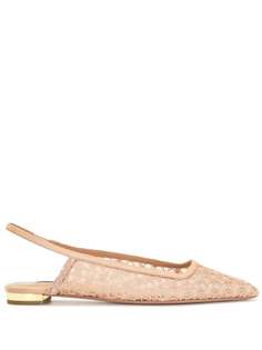Aquazzura балетки с ремешком на пятке