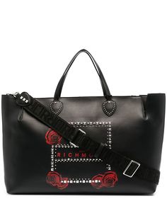 John Richmond сумка-шопер Dobetta с цветочным принтом