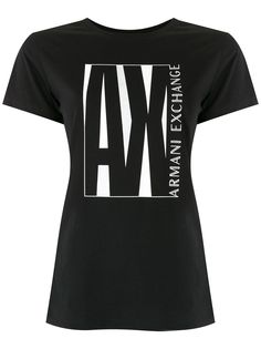 Armani Exchange футболка с логотипом