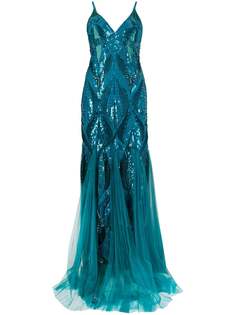 Alberta Ferretti платье с пайетками