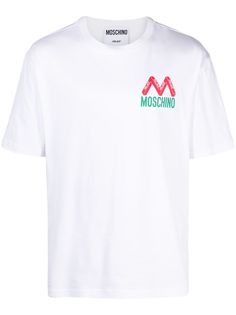 Moschino футболка с логотипом из коллаборации с Palace