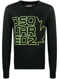 Dsquared2 джемпер вязки интарсия с логотипом