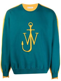 JW Anderson толстовка с вышитым логотипом