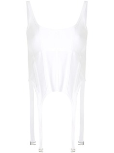 Dion Lee топ-корсет с подвязками