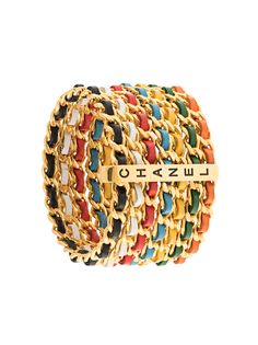 Chanel Pre-Owned браслет 1993-го года с логотипом