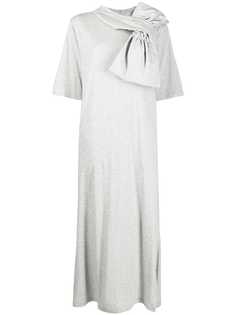 MM6 Maison Margiela платье из джерси с бантом