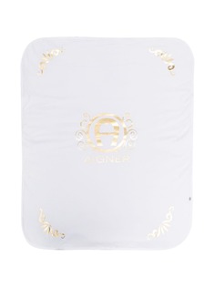 Aigner Kids одеяло из джерси с логотипом