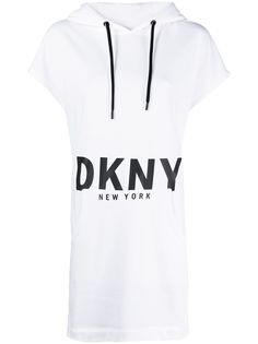 DKNY платье-толстовка с логотипом