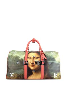 Louis Vuitton дорожная сумка Keepall 50 Mona Lisa pre-owned