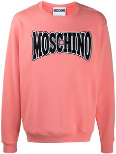 Moschino толстовка с вышитым логотипом
