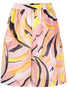 Emilio Pucci шорты с принтом Vetrate