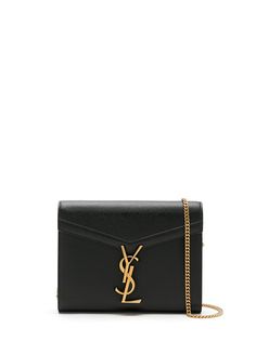 Saint Laurent кошелек на цепочке с монограммой YSL