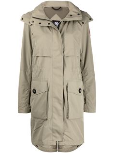 Canada Goose logo-patch parka jacket
