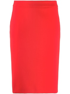 Boutique Moschino юбка миди прямого кроя