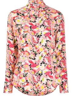 Stella McCartney рубашка с цветочным принтом