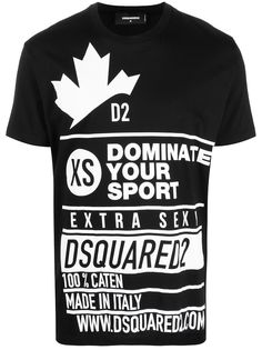 Dsquared2 футболка с надписью