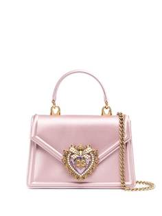 Dolce & Gabbana атласная мини-сумка через плечо Devotion