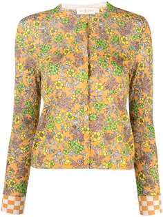 Tory Burch кардиган с цветочным принтом