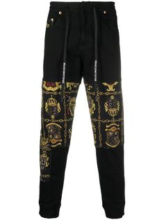 Versace Jeans Couture спортивные брюки с принтом Baroque