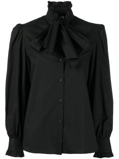 Alberta Ferretti рубашка с бантом