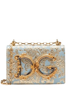 Dolce & Gabbana сумка на плечо с цветочной вышивкой