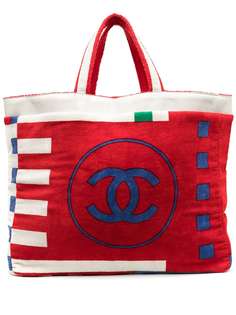 Chanel Pre-Owned сумка-тоут Jumbo с логотипом CC