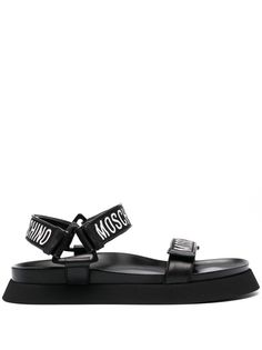 Moschino сандалии с логотипом