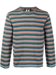 Comme Des Garçons Homme Deux полосатая толстовка