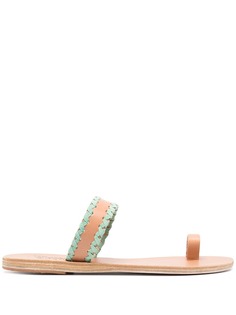 Ancient Greek Sandals сандалии Thalia с узором зигзаг