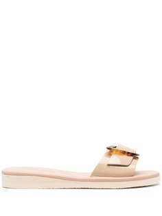 Ancient Greek Sandals сандалии Aglaia с пряжкой черепаховой расцветки
