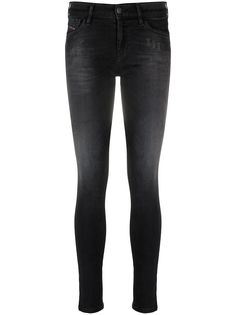 Diesel джинсы скинни с эффектом потертости