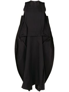 Yohji Yamamoto платье с драпировкой