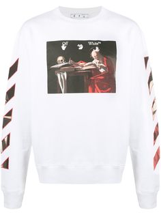 Off-White толстовка с принтом Caravaggio