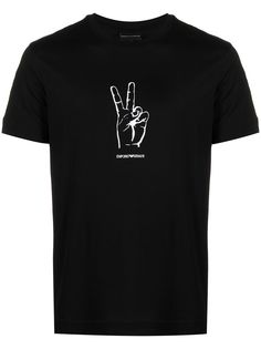 Emporio Armani футболка Peace с короткими рукавами