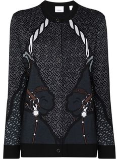 Burberry трикотажный кардиган Davan с монограммой