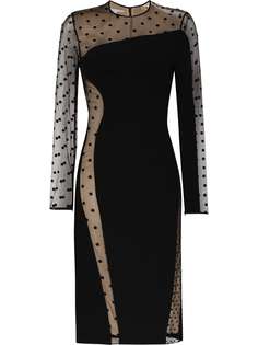 Stella McCartney платье миди Arielle в горох