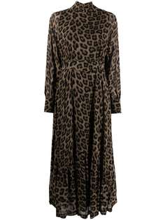 Ba&Sh платье миди Fara с леопардовым принтом