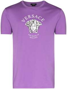 Versace футболка с логотипом Medusa