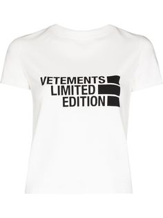 Vetements футболка с логотипом