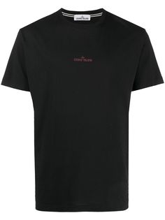 Stone Island футболка с принтом