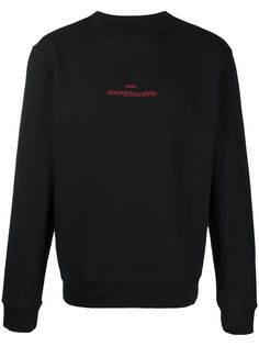 Maison Margiela толстовка с вышитым логотипом