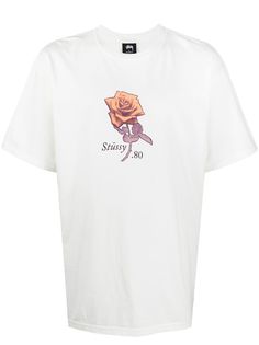 Stussy футболка с принтом