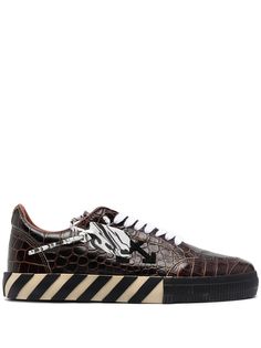 Off-White кеды на вулканизированной подошве с тиснением