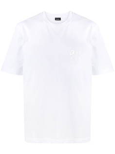 Diesel футболка с тисненым логотипом