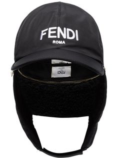 Fendi бейсбольная кепка с логотипом